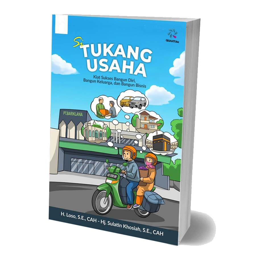 Judul: Si Tukang Usaha Kiat Sukses Bangun Diri, Bangun Keluarga & Bangun Bisnis
Penulis: H. Loso, SE., CAH., Hj. Sulatin Khosiah, SE., CAH.
Cover: Soft Cover
Halaman: 202 halaman
Berat: 200 gr
Ukuran: 14 x 21 cm