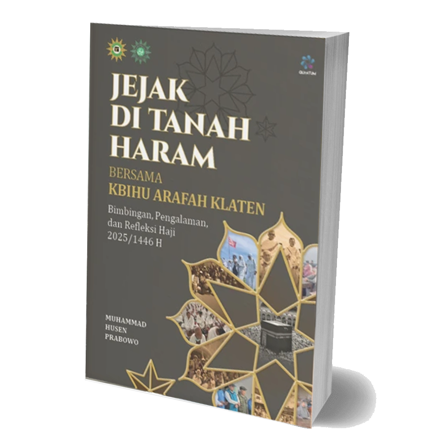 Judul: Jejak di Tanah Haram Bersama KBIHU Arafah Klaten: Bimbingan, Pengalaman, dan Refleksi Haji 2025/1446 H
Penulis: Muhammad Husen Prabowo
Cover: Soft Cover
Halaman: 186 halaman
Berat: 200 gram
Ukuran: 14 x 21 cm